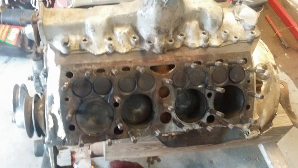 Head removed.  Shows it's a '46-48 block.